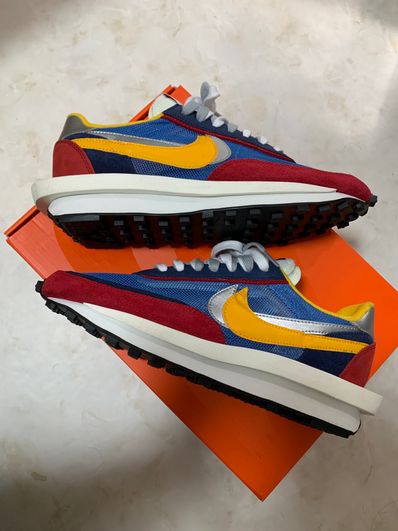 sacai × Nike LDV Waffle "Red/Blue"