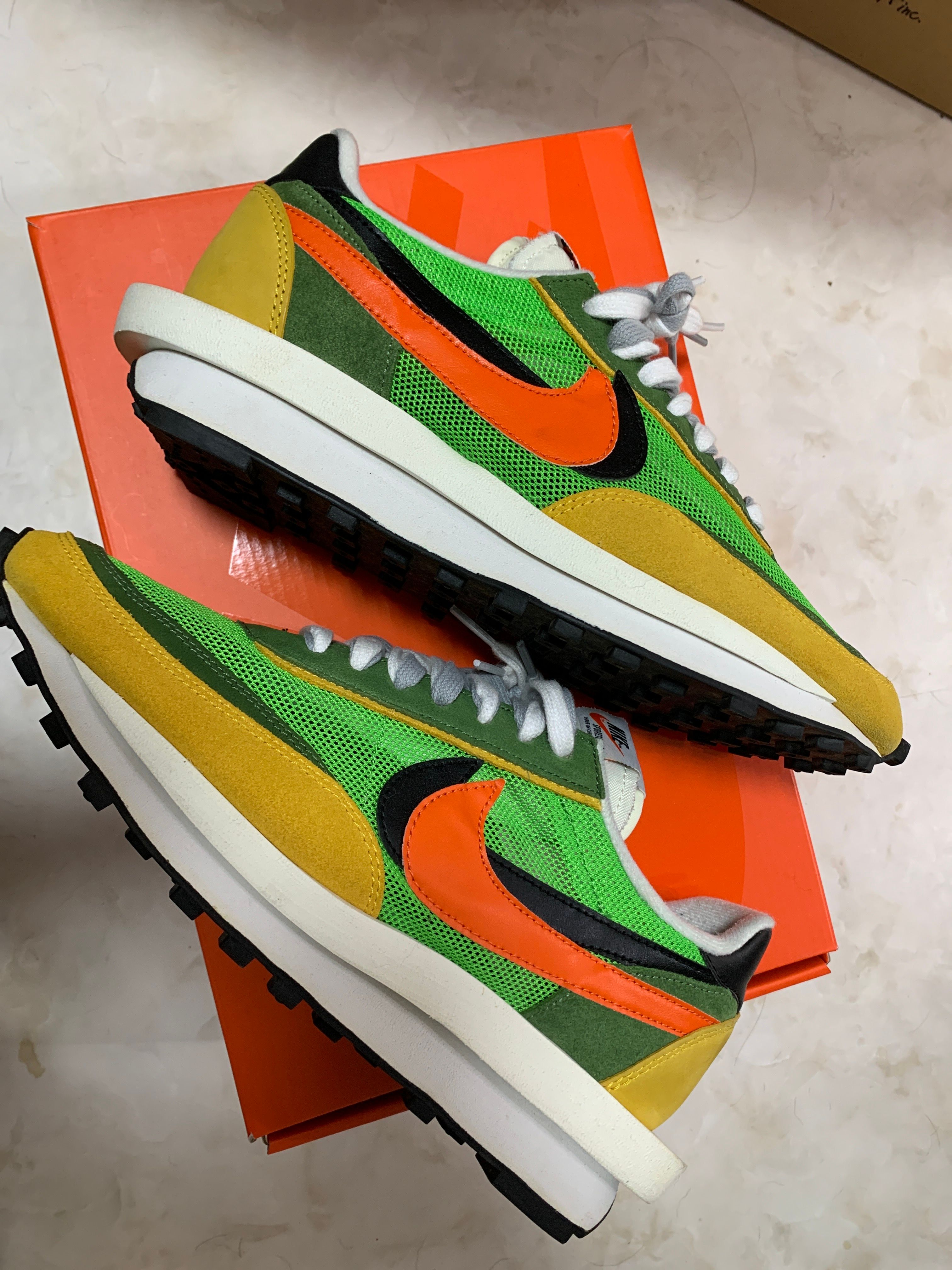 sacai × Nike LDV Waffle "Green"