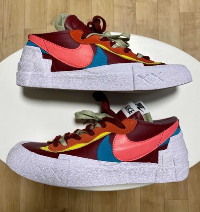 KAWS × sacai × Nike Blazer Low "Team Red"