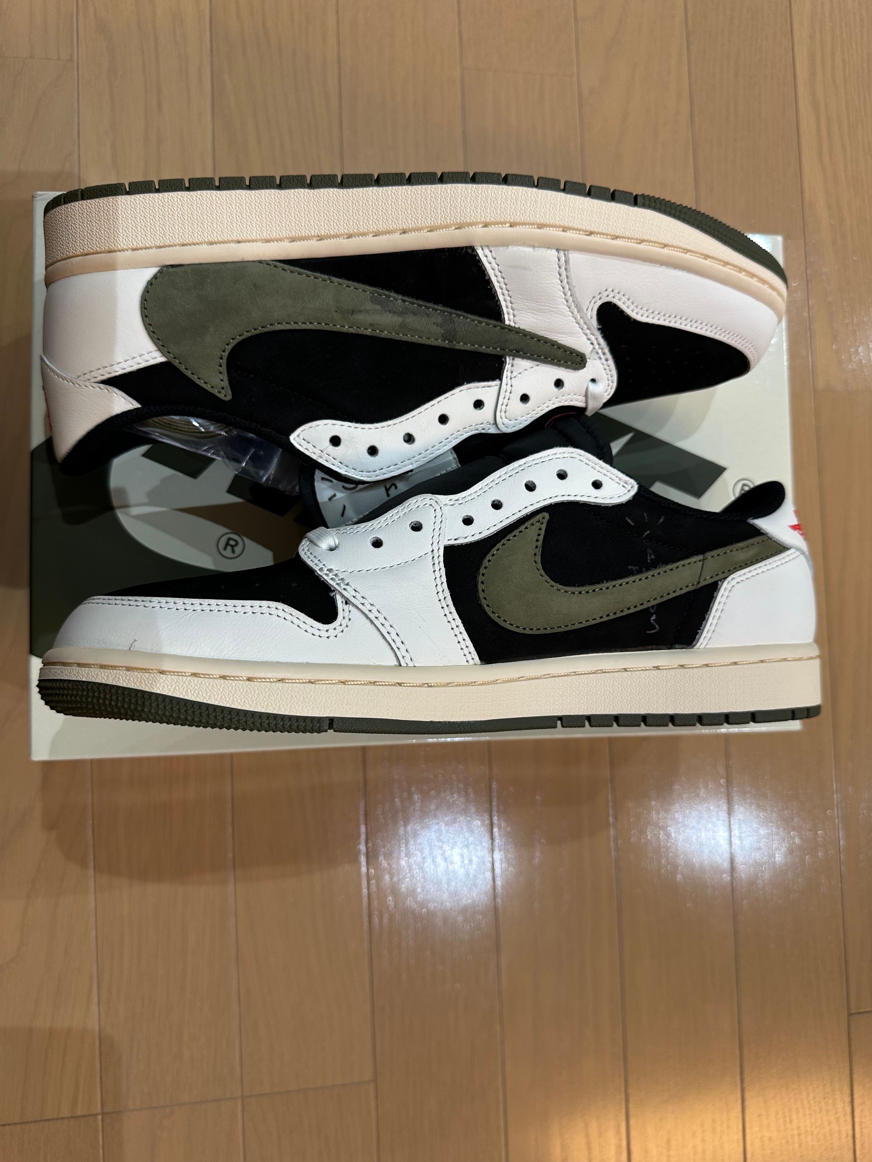 Travis Scott × Nike Women's Air Jordan 1 Low OG "Medium Olive"