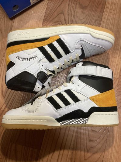BSTN × adidas Forum 84 High "Cloud White/Team Colleg Gold"