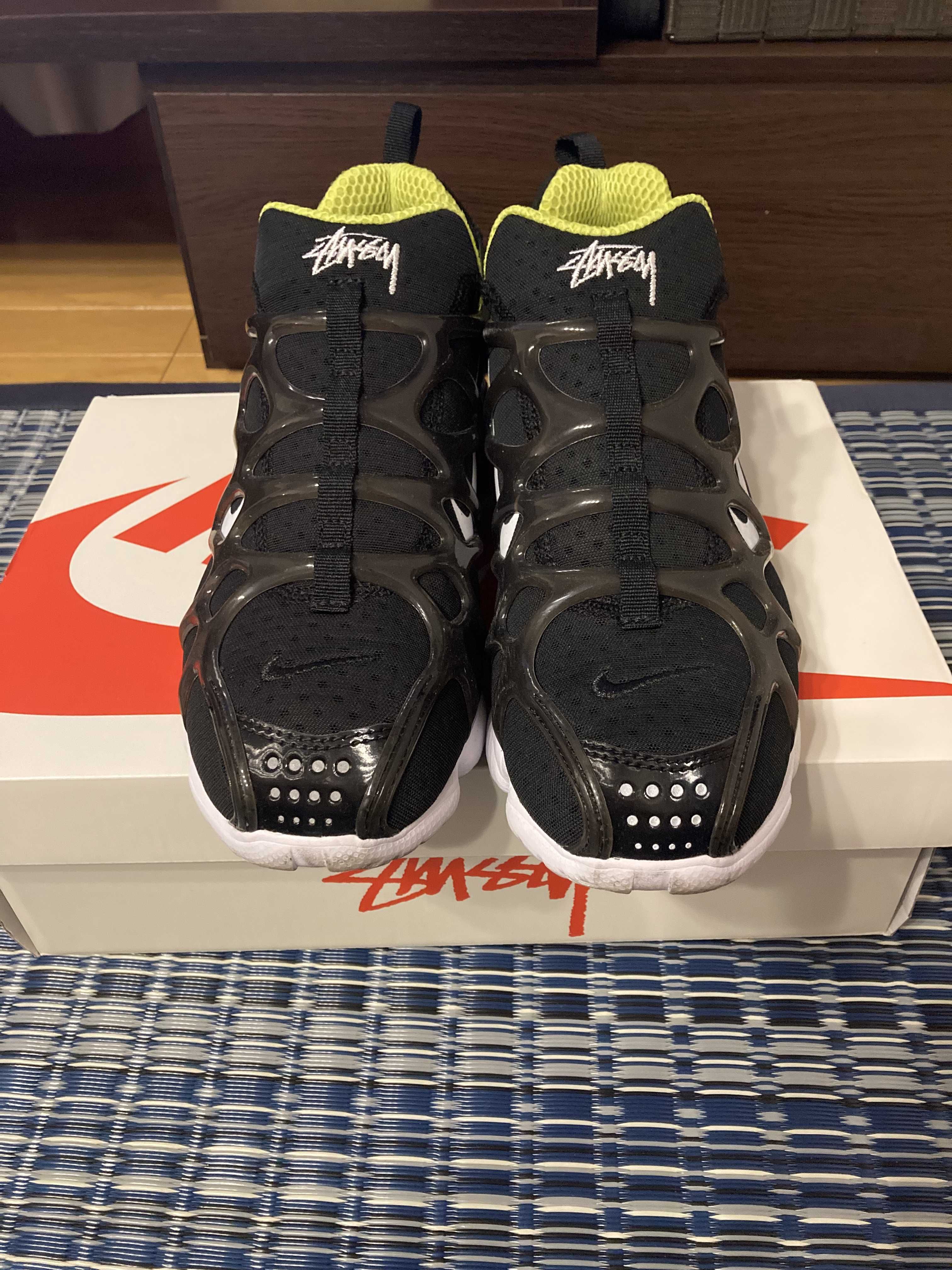 Stussy x Nike Air Zoom Kukini "Black/White/Bright Cactus"