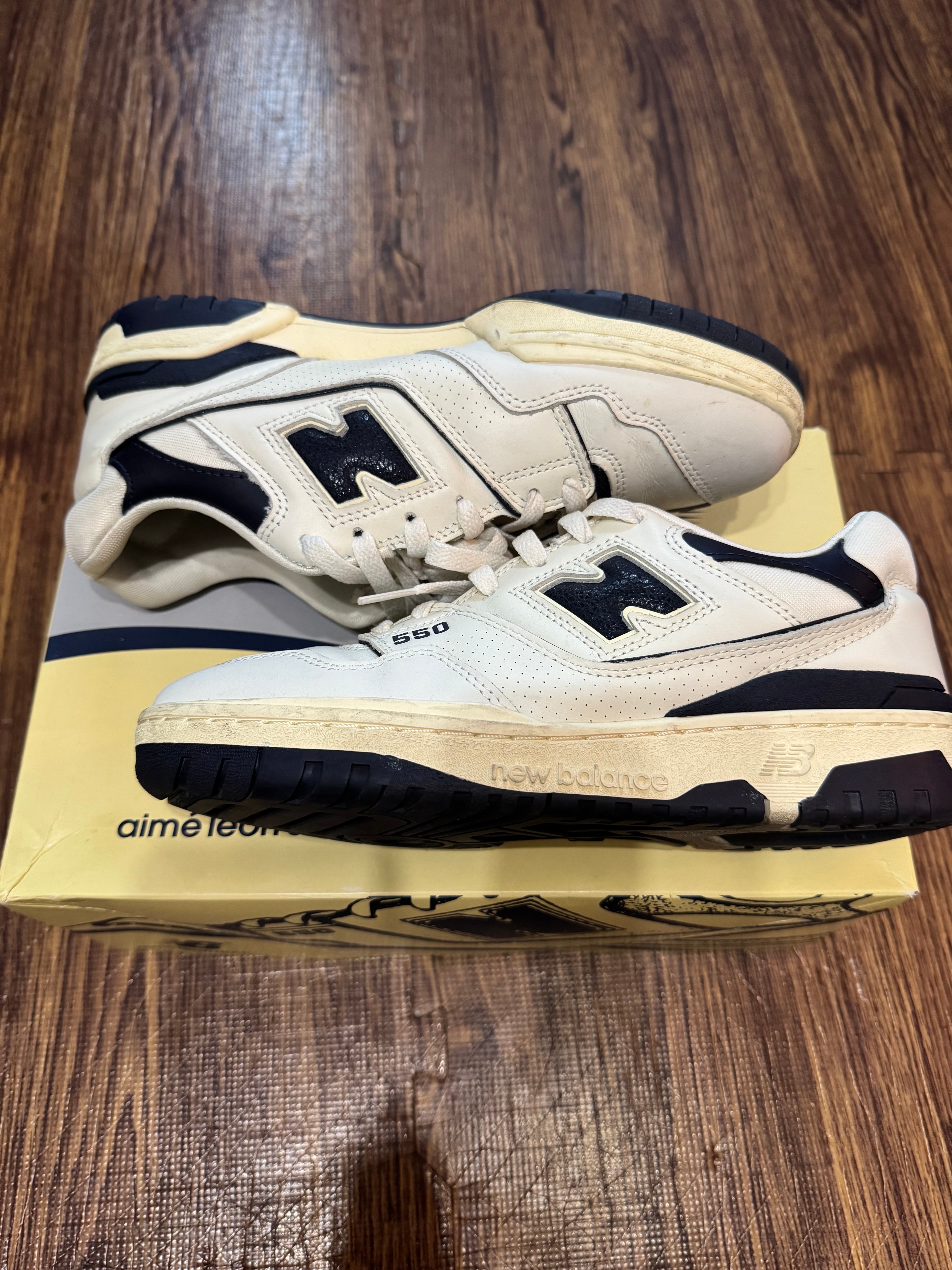 Aime Leon Dore × New Balance 550 "White Navy"