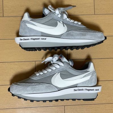 Fragment × sacai × Nike LD Waffle "Light Smoke Grey"