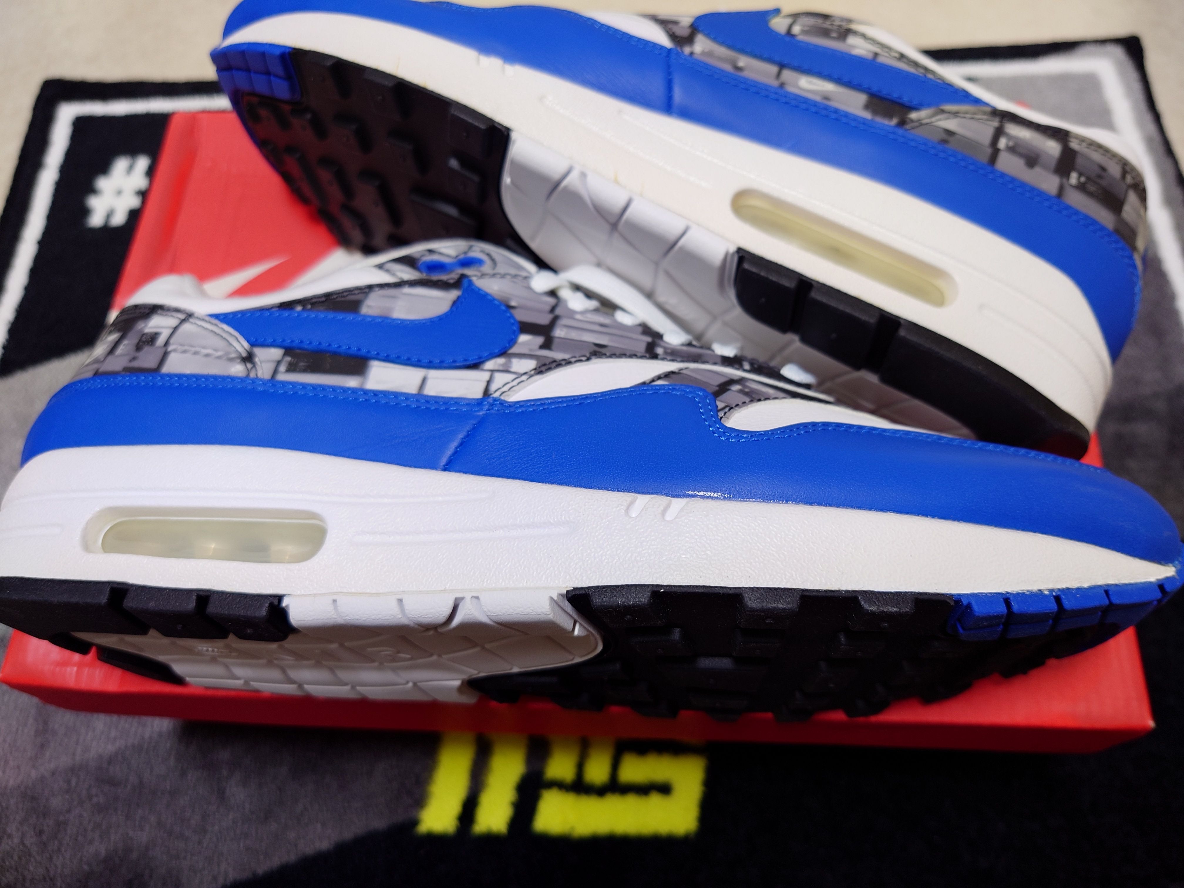 atmos × Nike Air Max 1 Blue "We Love Nike"