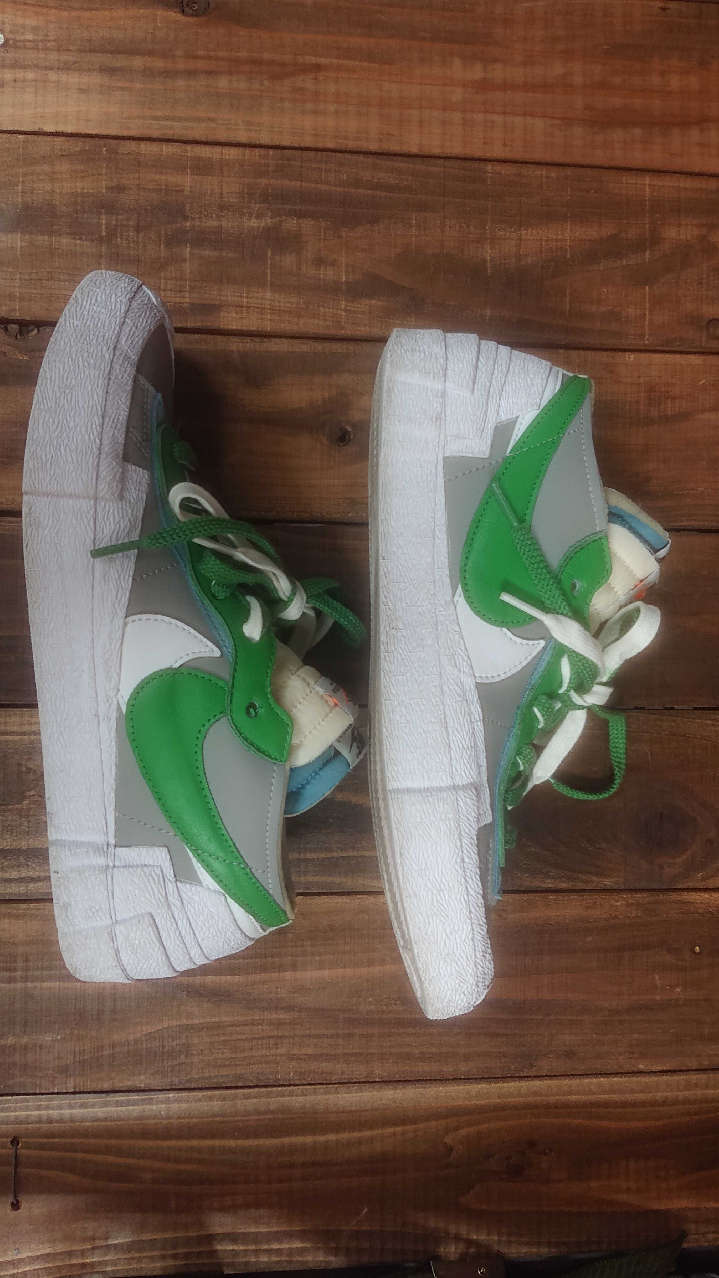sacai × Nike Blazer Low "Classic Green"