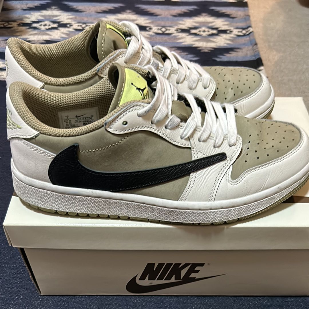 Travis Scott × Nike Air Jordan 1 Low Golf NRG "Neutral Olive"