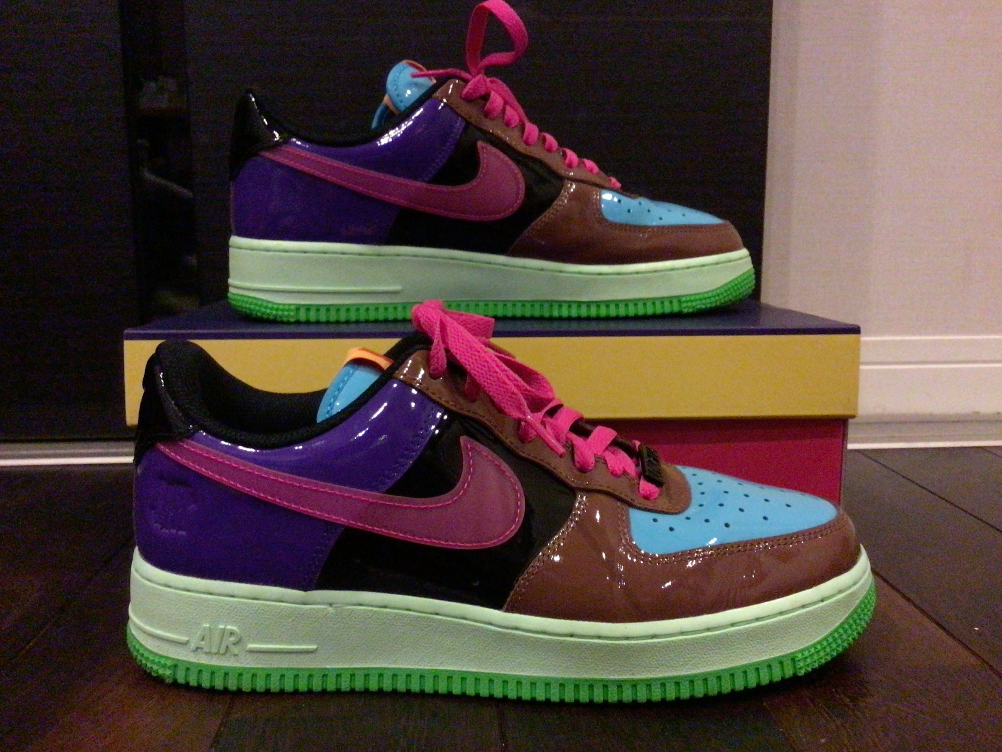 UNDEFEATED × Nike Air Force 1 Low SP "Multi Color/Pink"