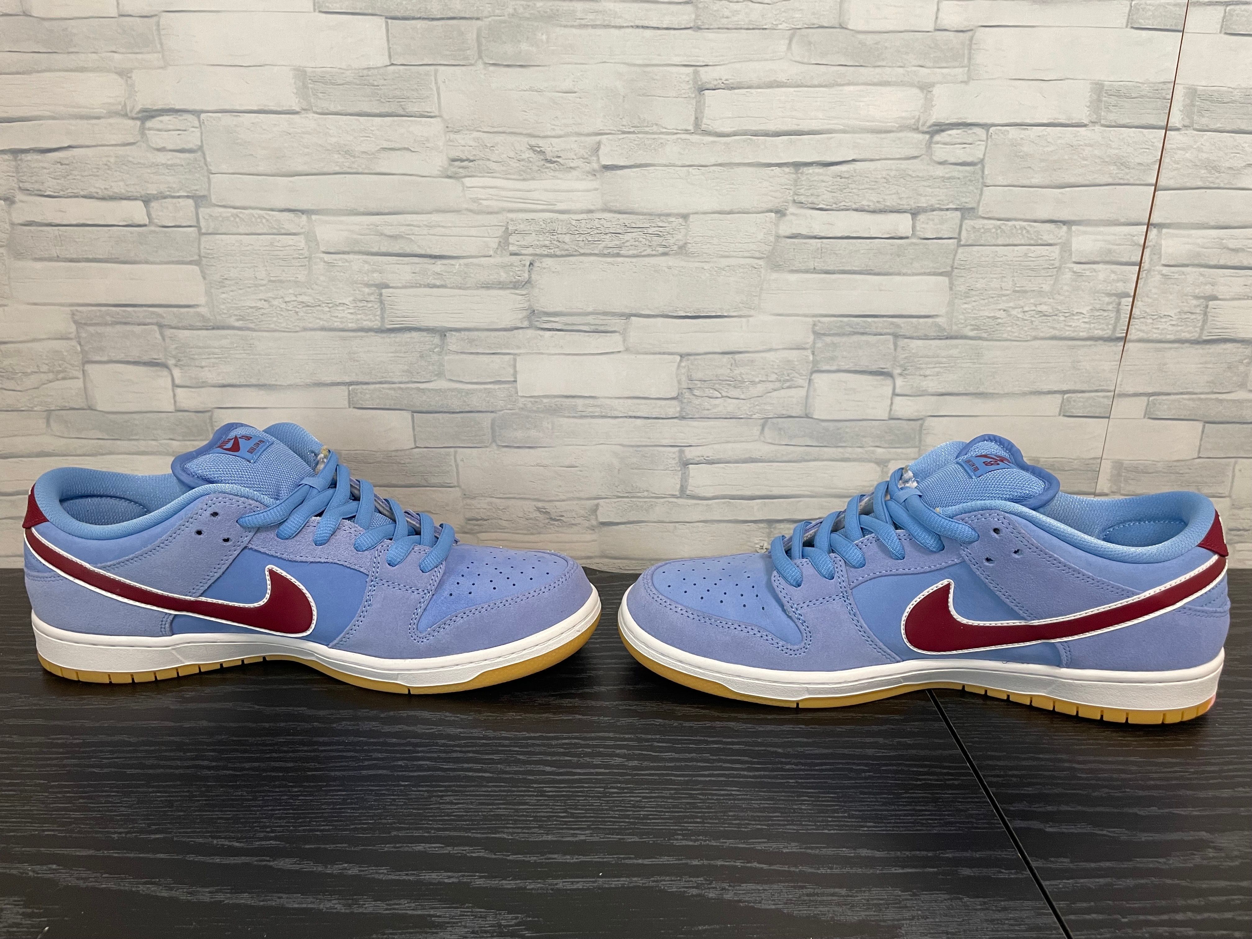Nike SB Dunk Low Pro "Philadelphia Phillies/Valor Blue and Team Maroon"