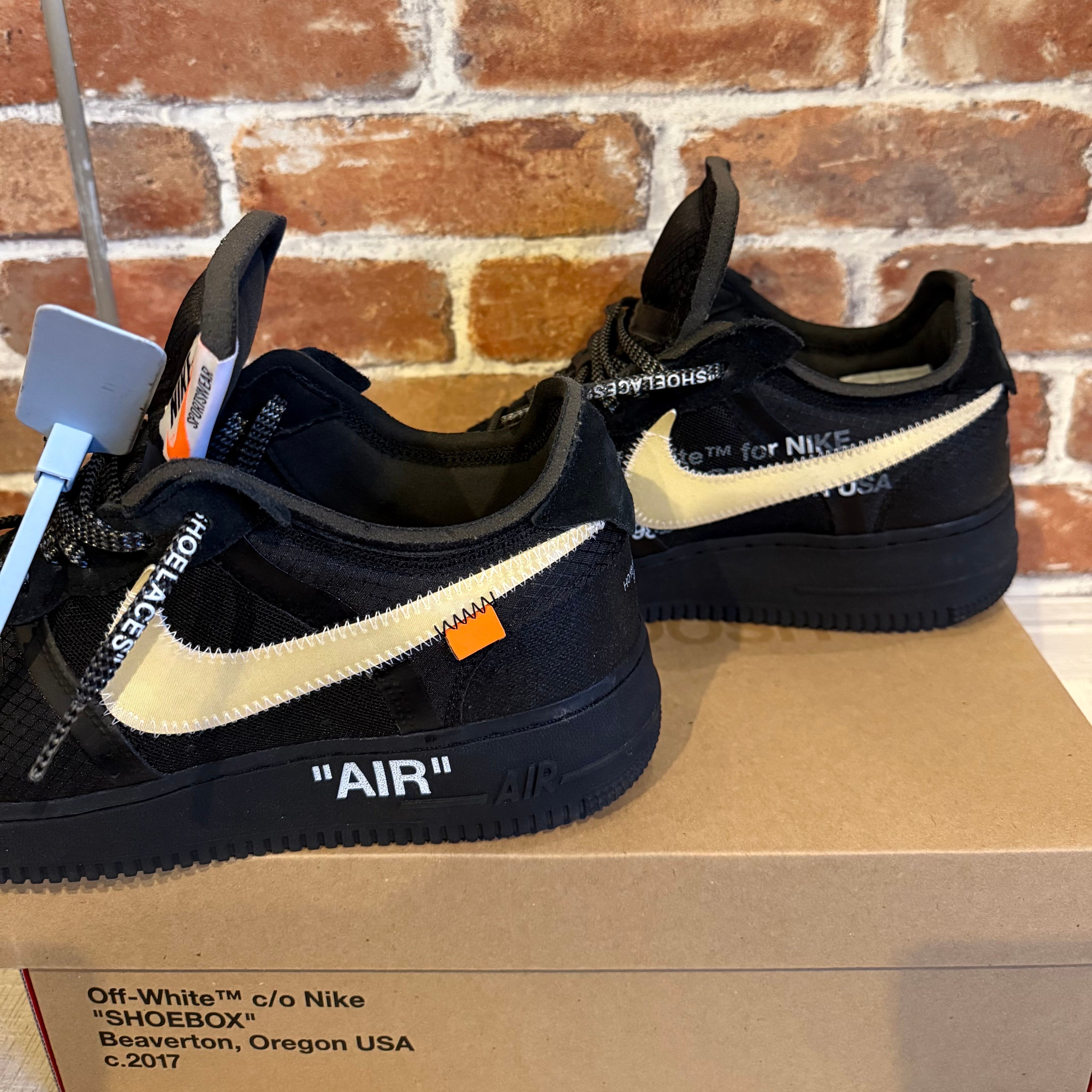 Off-White × Nike Air Force 1 Low "Black"