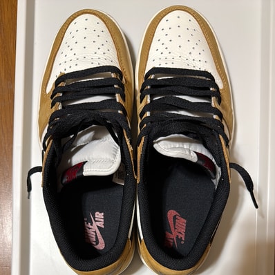 Nike Air Jordan 1 Low OG "Rookie of the Year/Sail and Golden Harvest"