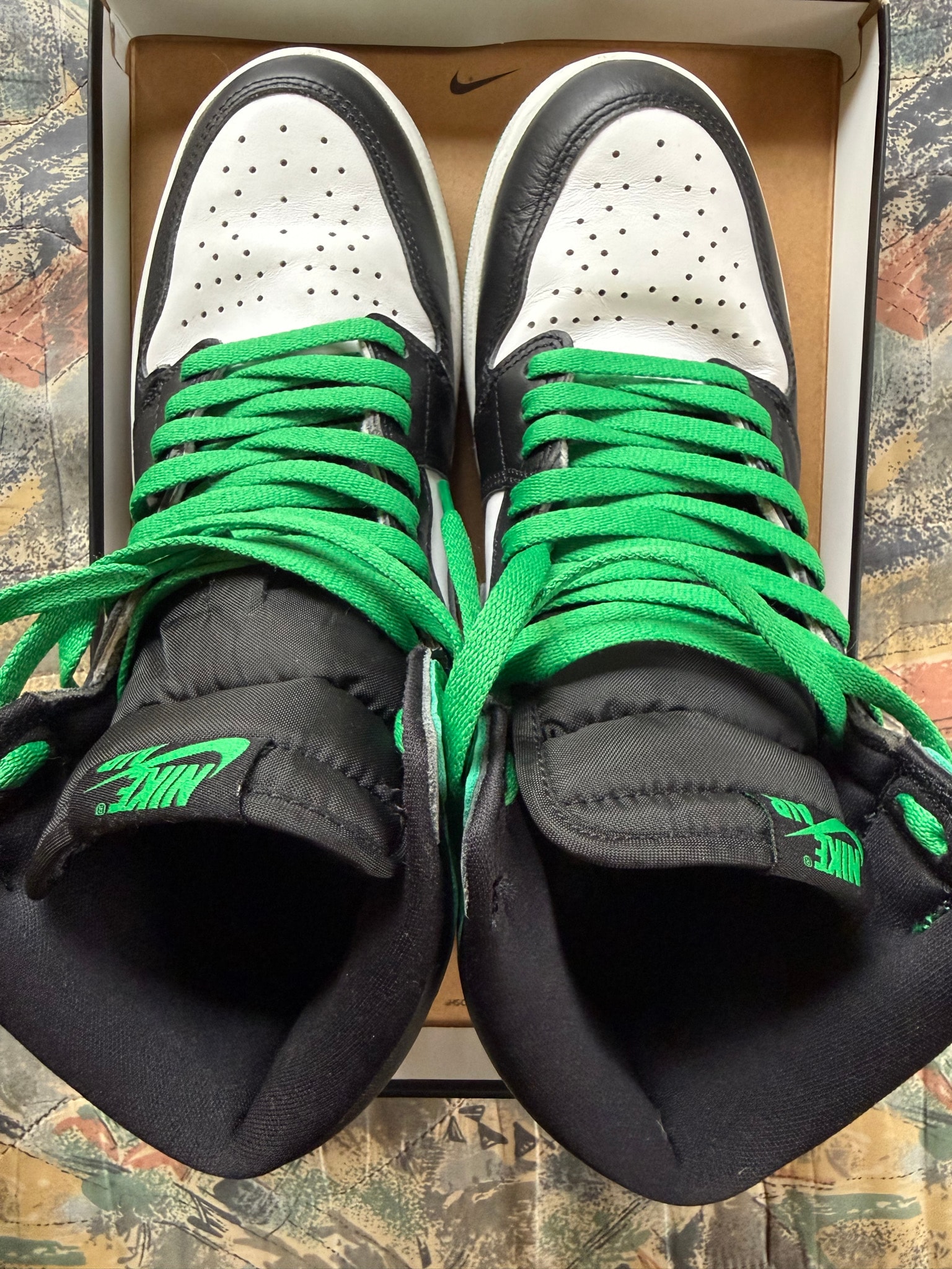 Nike Air Jordan 1 Retro High OG "Celtics/Black and Lucky Green" (2023)