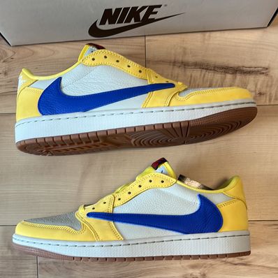 Travis Scott × Nike Women's Air Jordan 1 Retro Low OG "Canary"