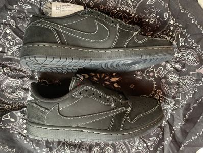 Travis Scott × Nike Air Jordan 1 Low OG SP "Black Phantom"