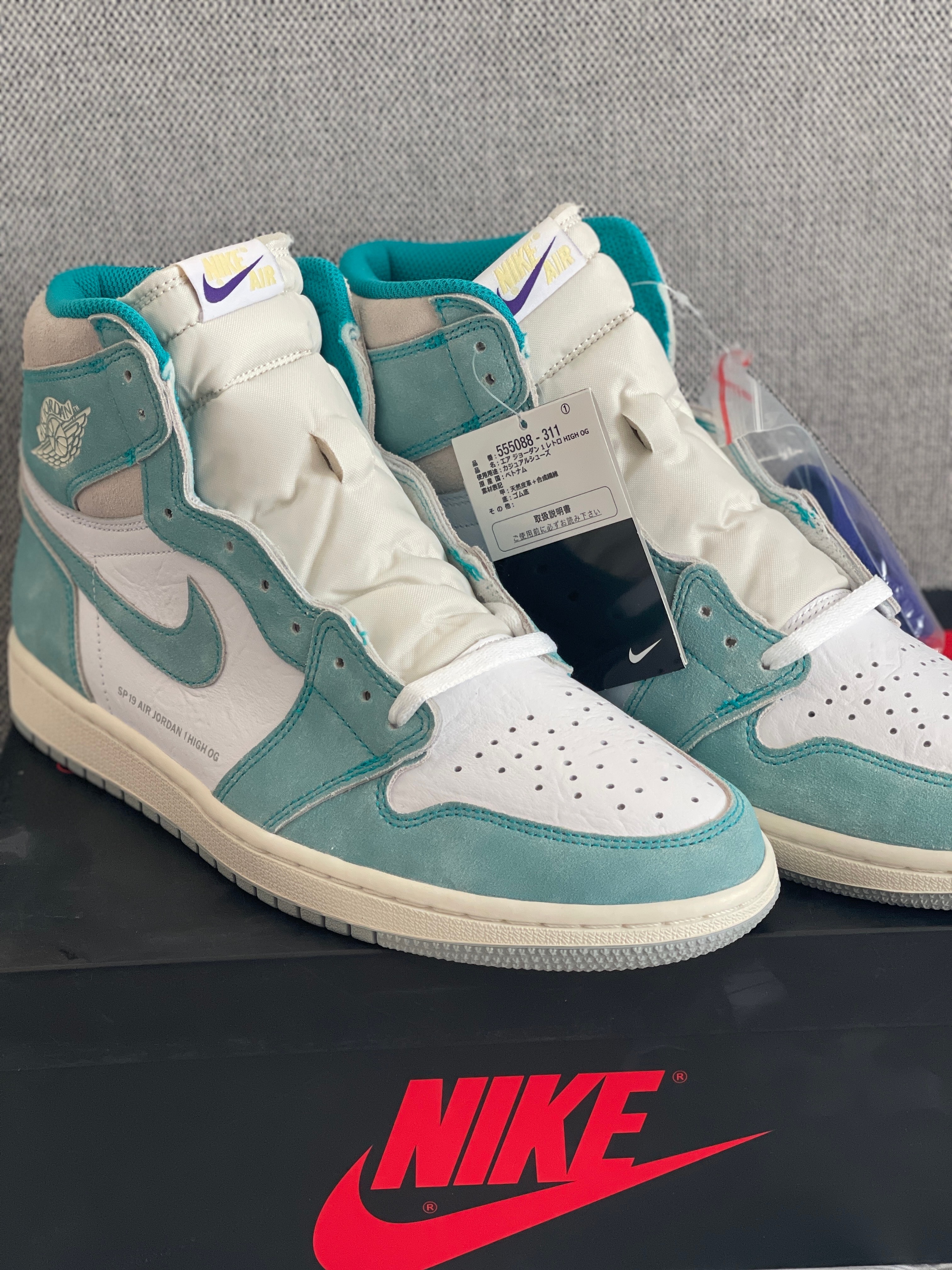 NIKE AIR JORDAN 1 TURBO GREEN　25cm 中古完品 Jordan 1 Retro OG High Turbo Green for Sale - Authenticity