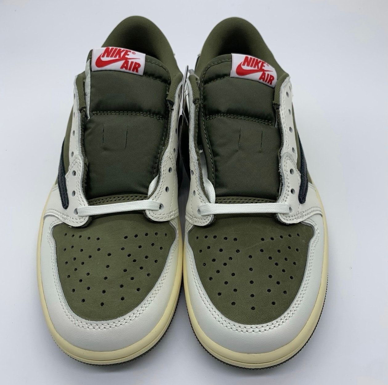 Travis Scott × Nike Air Jordan 1 Low OG SP "Reverse Olive"