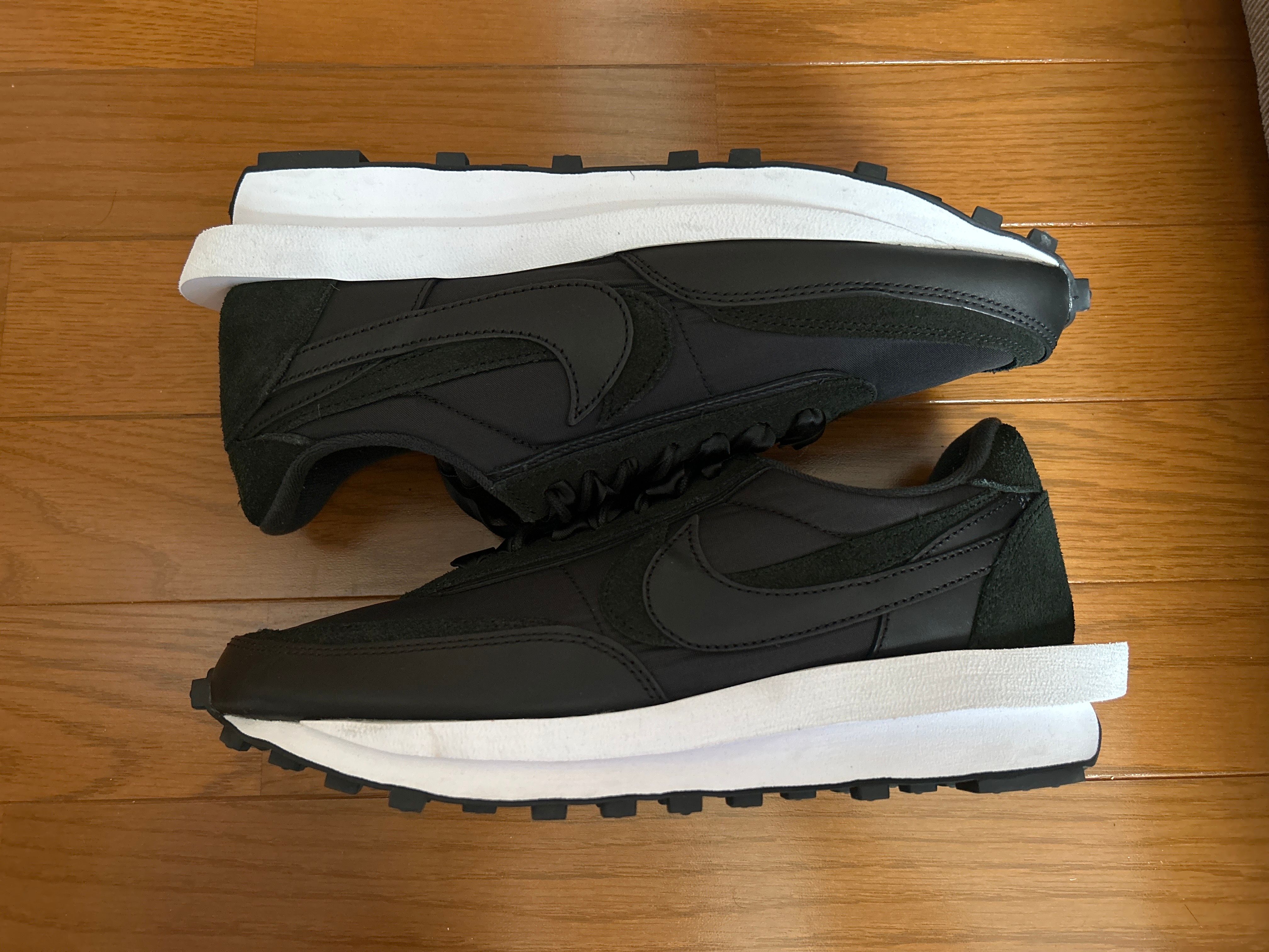 sacai × Nike LDV Waffle "Triple Black"