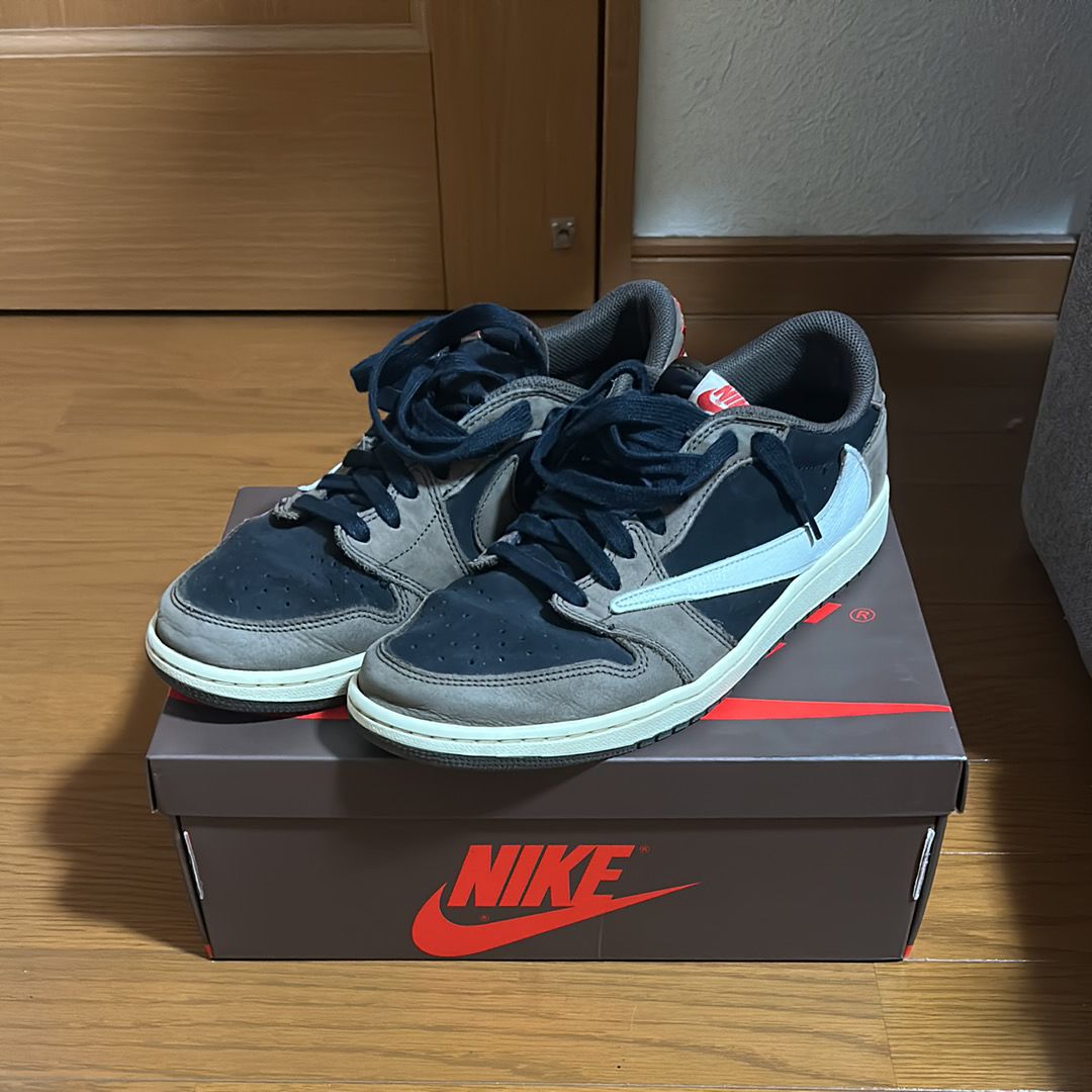 Travis Scott × Nike Air Jordan 1 Low OG SP-T  "Black/Dark Mocha"