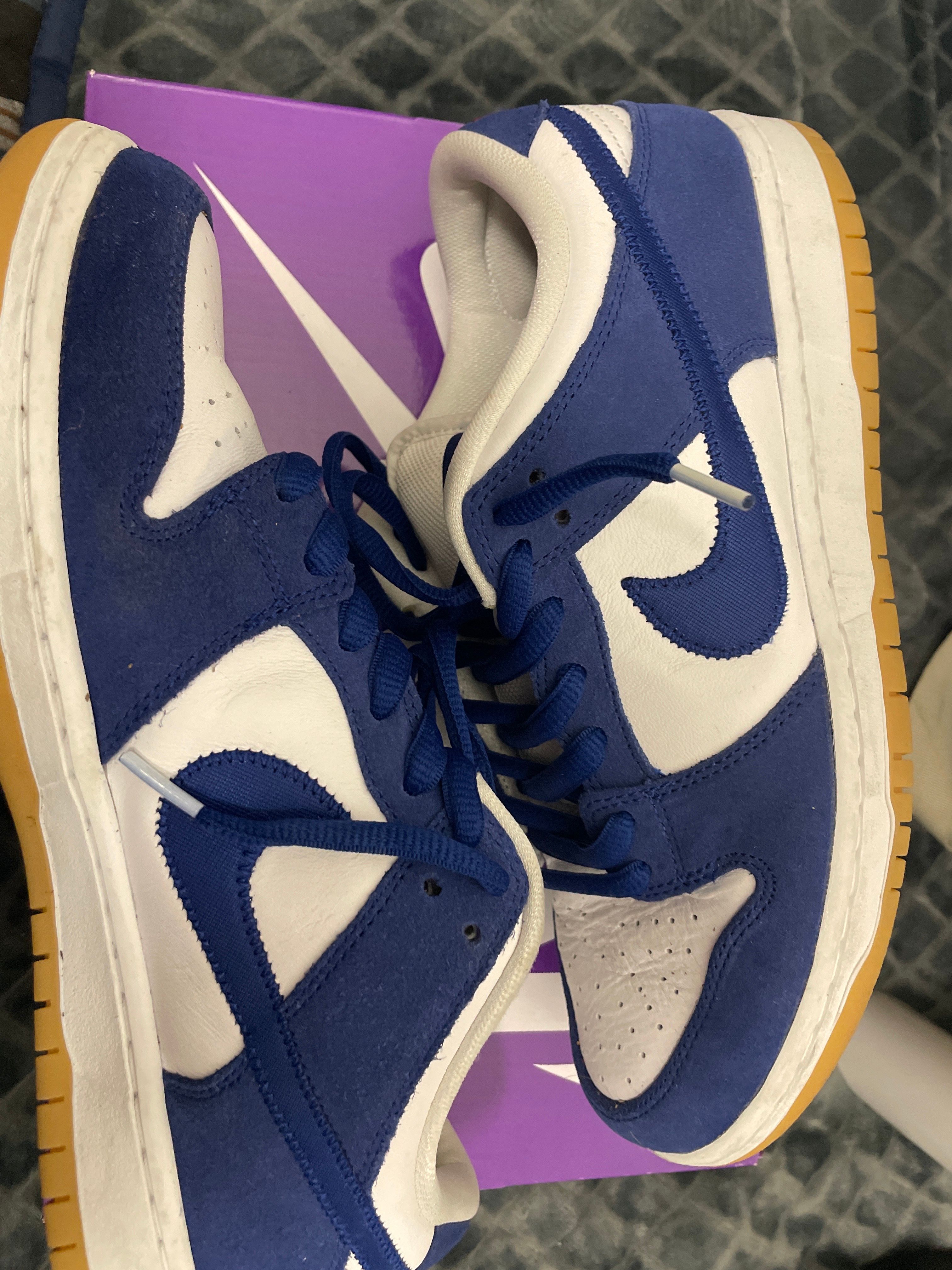 Nike SB Dunk Low "Los Angeles Dodgers/Deep Royal Blue"