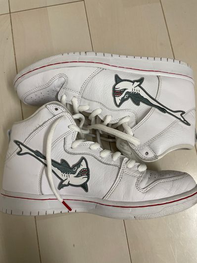 Oski x Nike SB Dunk High "Great White Shark"