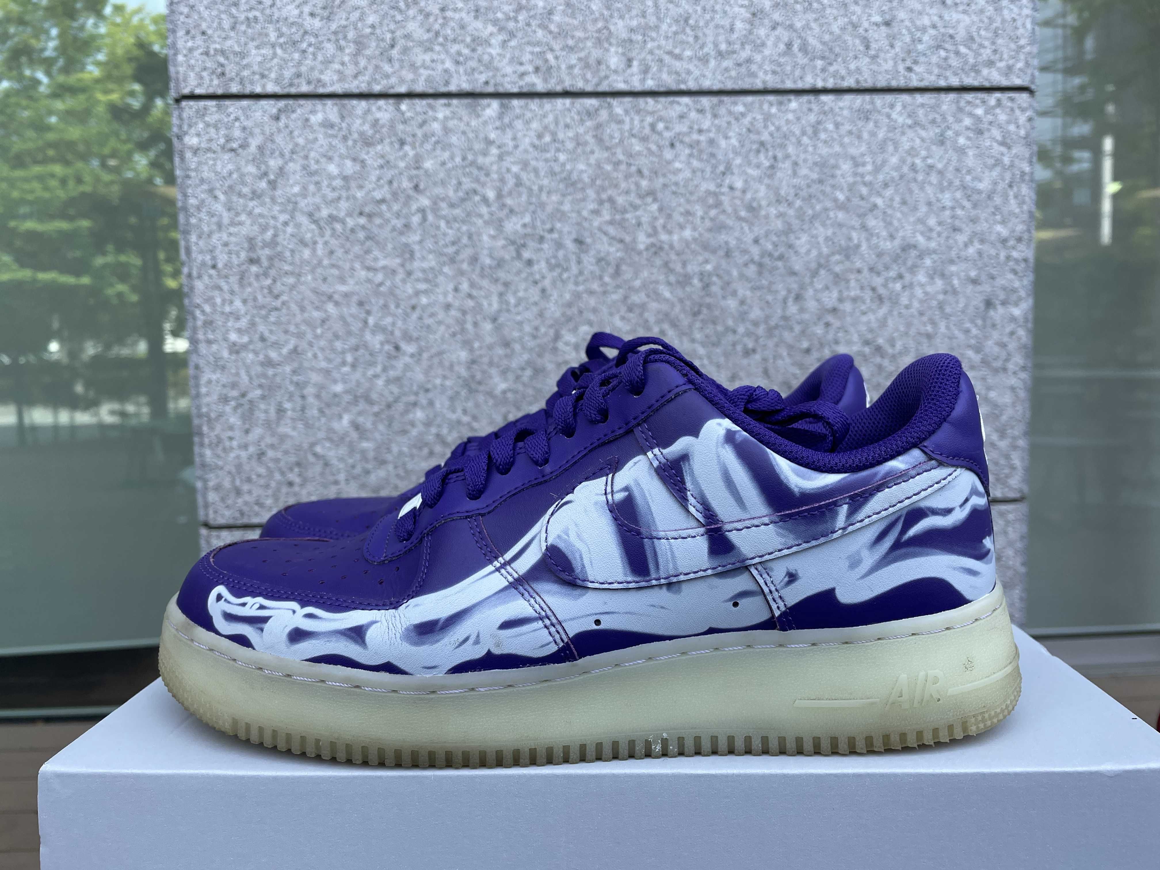 Nike Air Force 1 "Purple Skeleton"