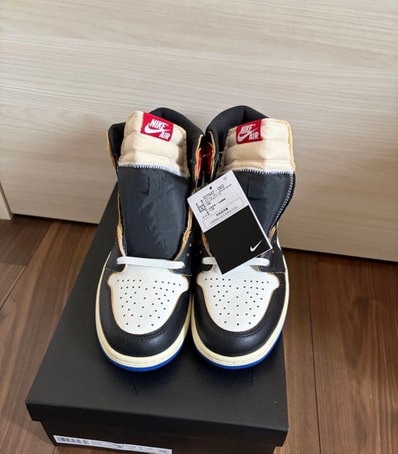 fragment design × UNION × Nike Air Jordan 1 High OG "Black/Varsity Red"