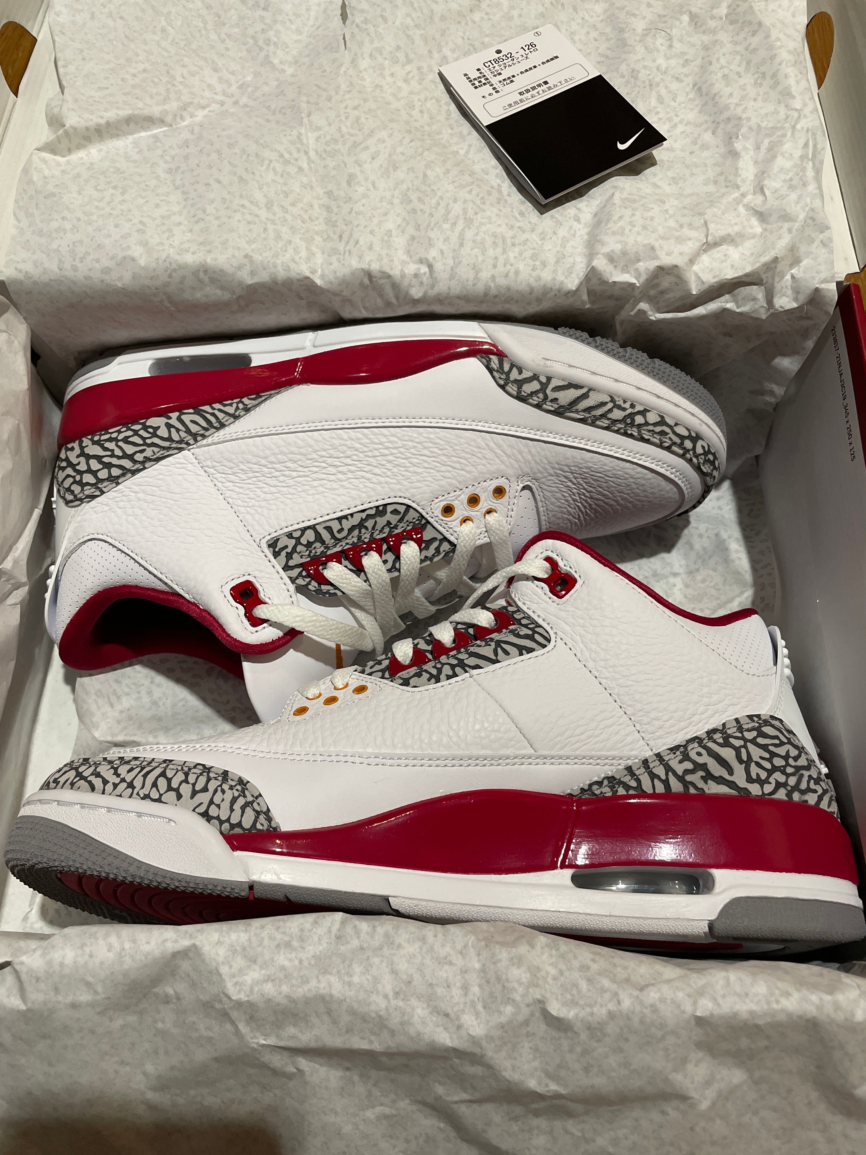 Nike Air Jordan 3 "Cardinal Red"