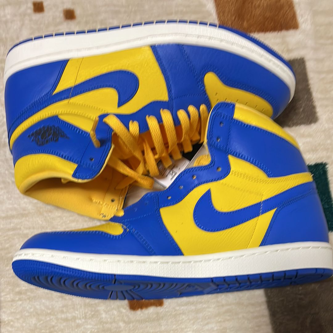 Nike Women's Air Jordan 1 High OG "Game Royal and Varsity Maize"