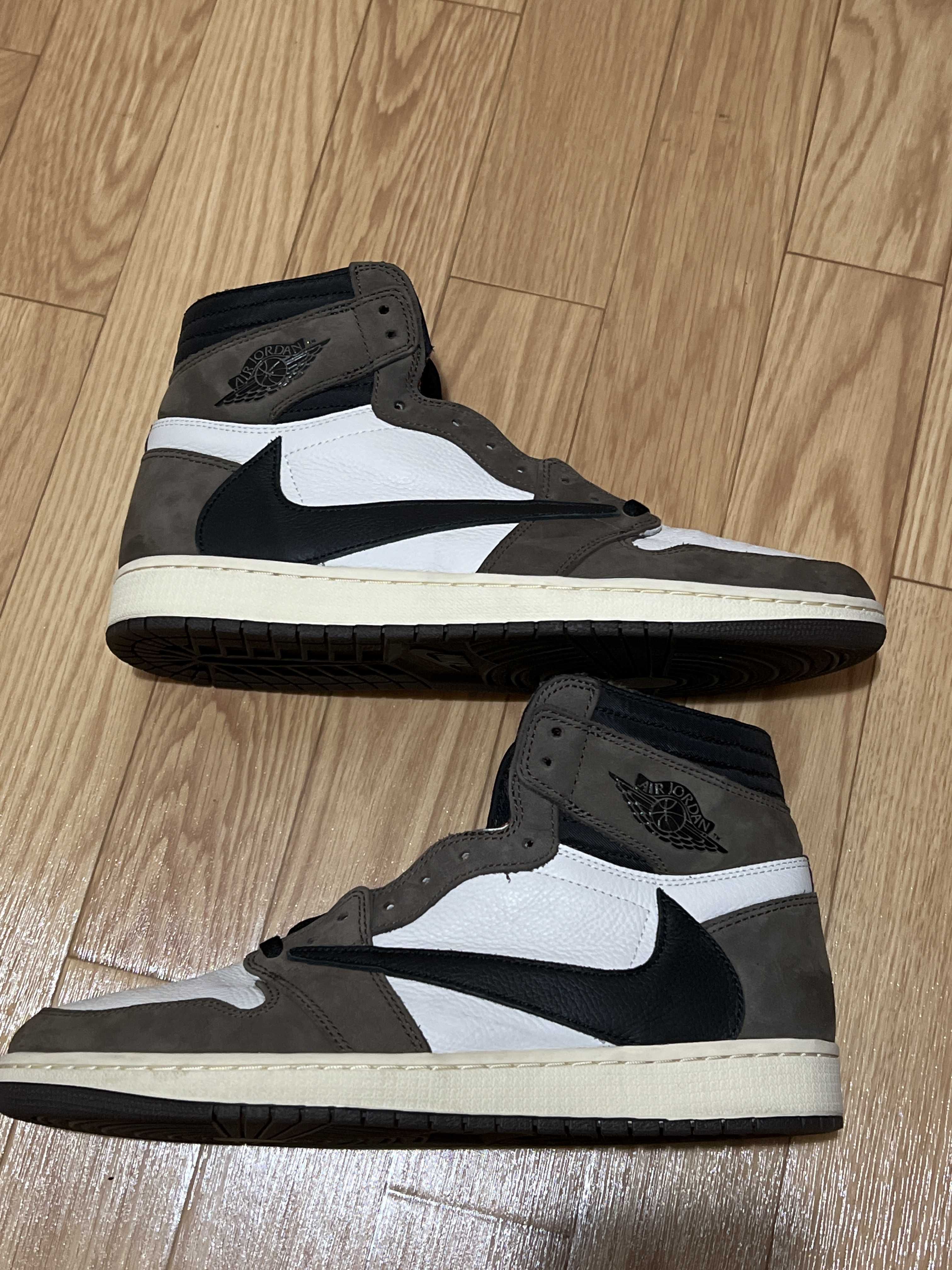 Travis Scott × Nike Air Jordan 1 Retro High OG TS SP "Sail/Dark Mocha"