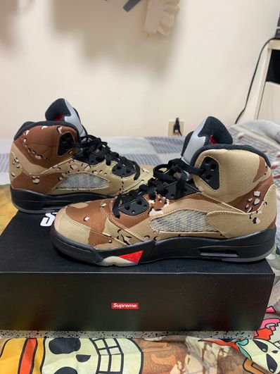 Supreme × Nike Air Jordan 5 Retro "Desert Camo"
