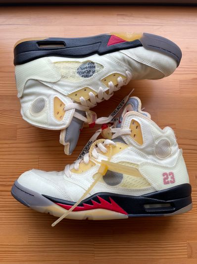 Off-White × Nike Air Jordan 5 "Sail"
