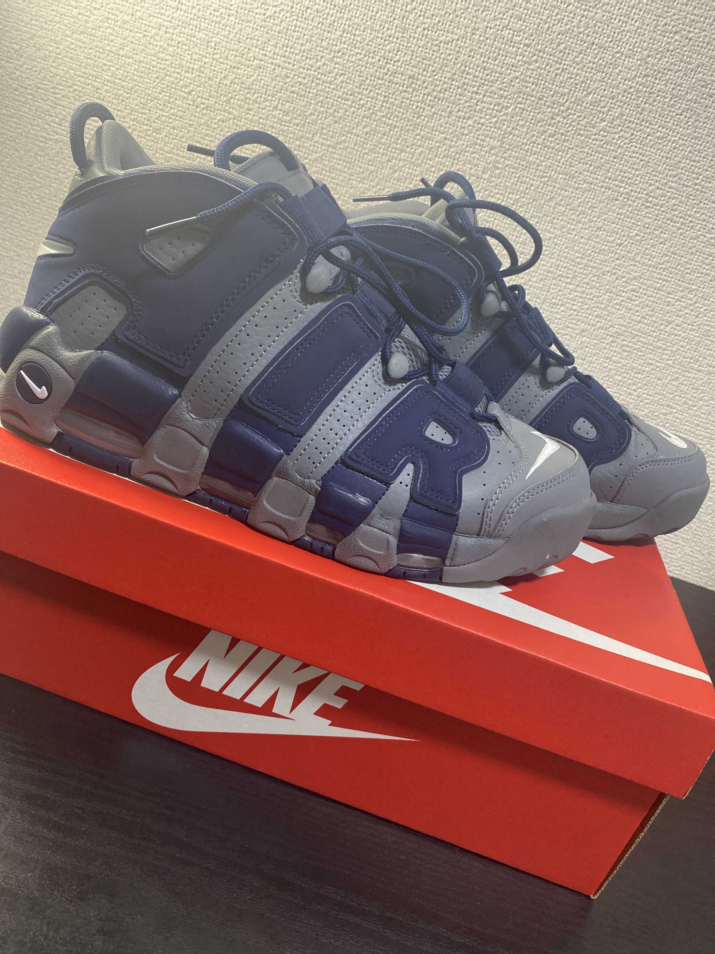 Nike Air More Uptempo '96 "Cool Grey/White/Midnight Navy"