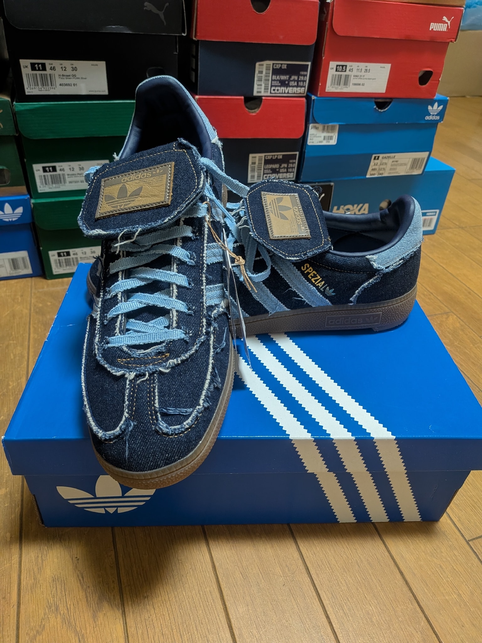 atmos × adidas Handball Spezial LT "Denim"