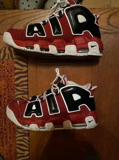 Nike Air More Uptempo ’96 "Black and Varsity Red" (2021)