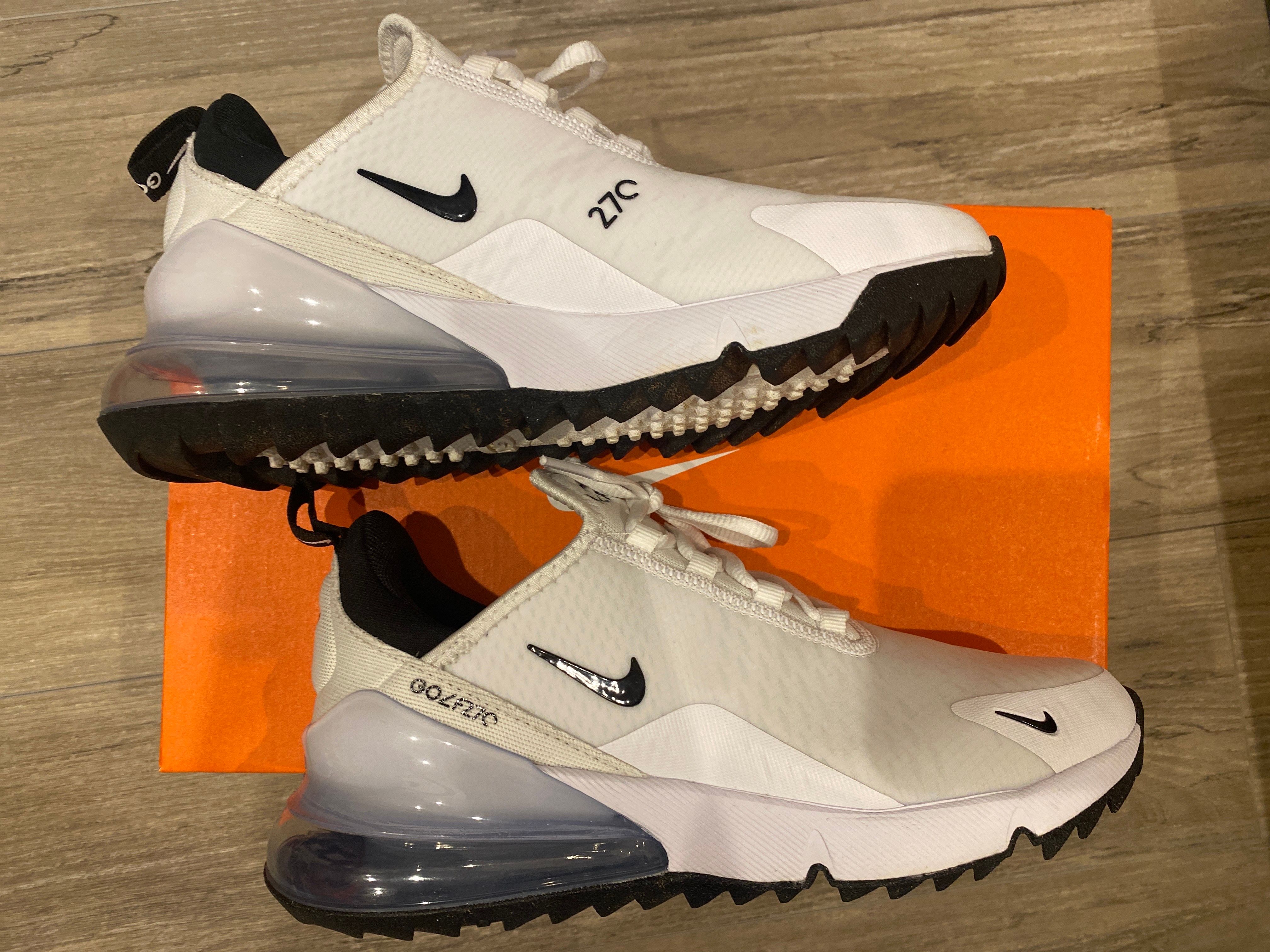 Nike Air Max 270 Golf "White/Pure Platina"