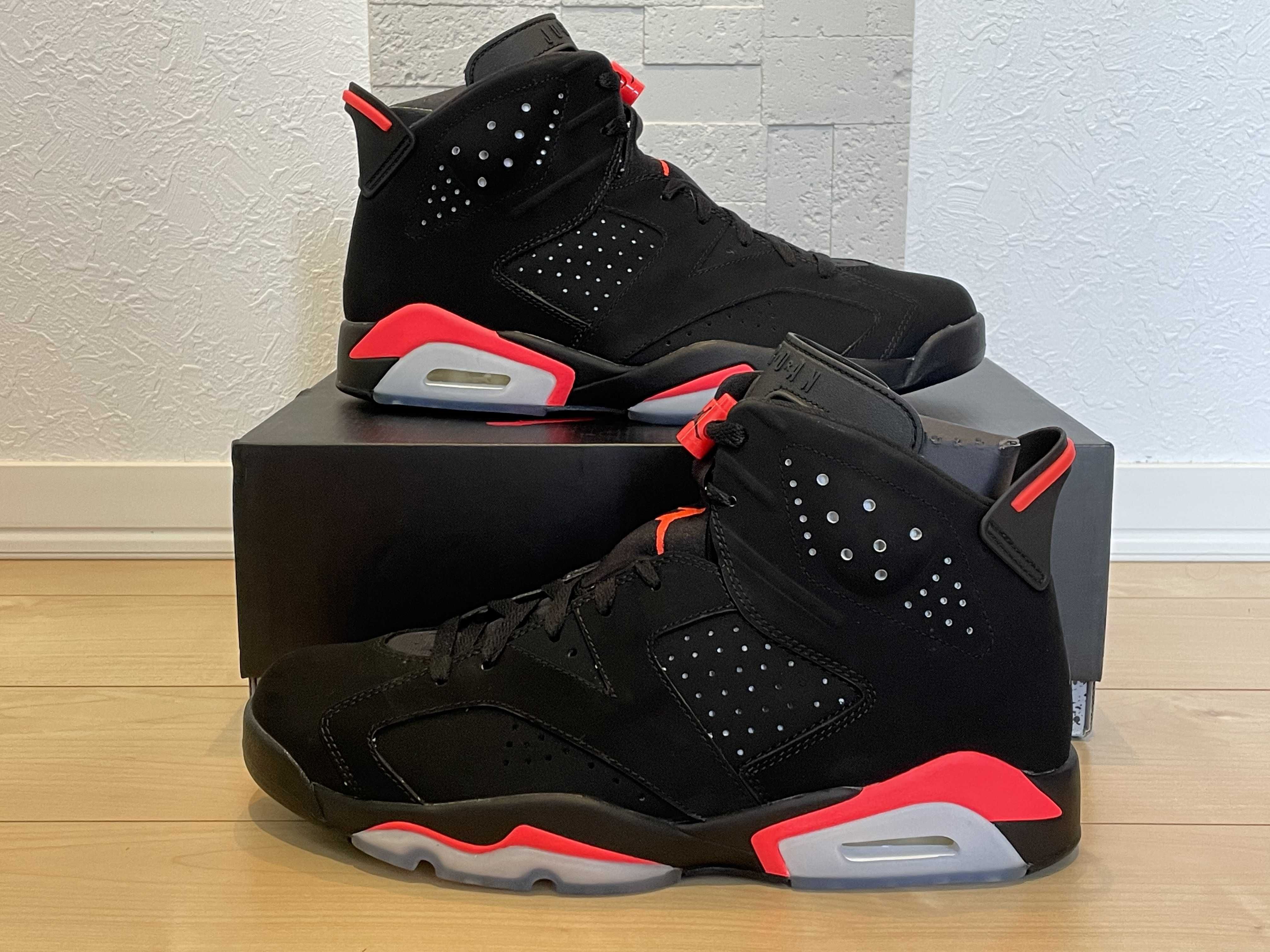 NIKE AIR JORDAN 6 RETRO "INFRARED BLACK" (2014)