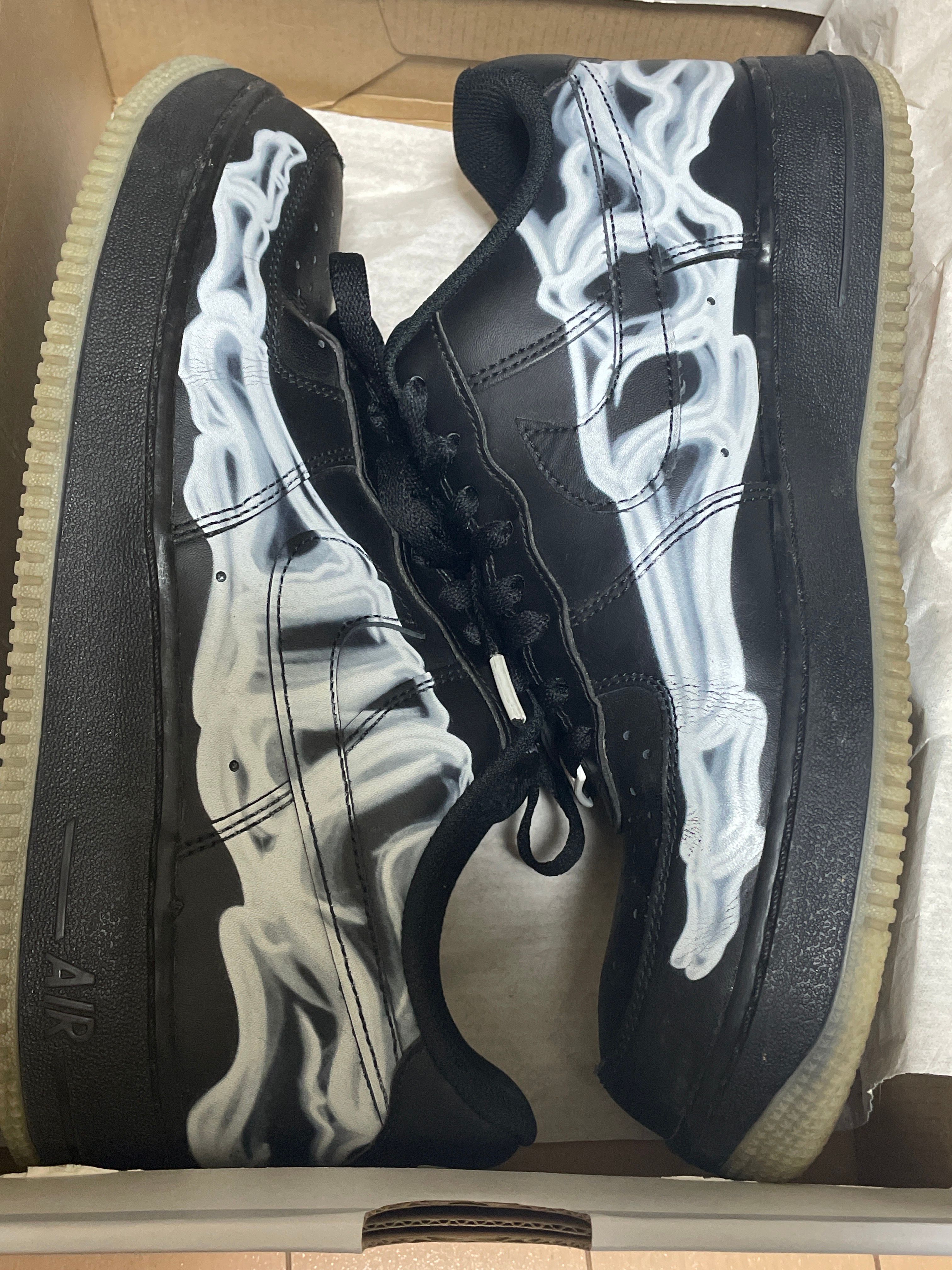 Nike Air Force 1 Low "Black Skeleton"