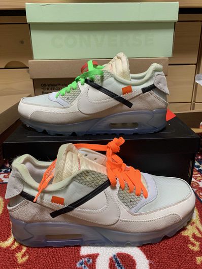 Off-White × Nike Air Max 90 "The 10/Sail"