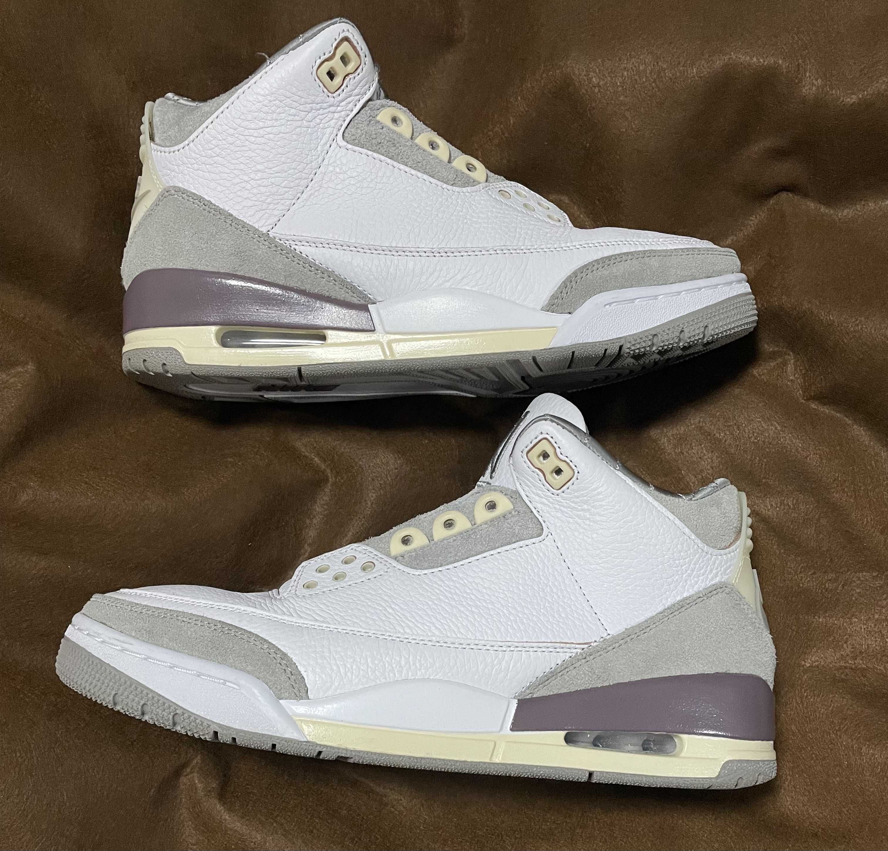A Ma Maniere × Nike Women's Air Jordan 3 Retro SP "White/Medium Grey Violet Ore"