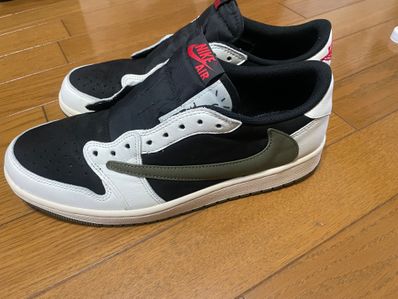 Travis Scott × Nike Women's Air Jordan 1 Low OG "Medium Olive"