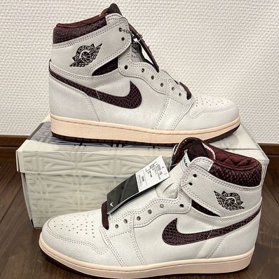 A Ma Maniere × Nike Air Jordan 1 Retro High OG "Sail and Burgundy"