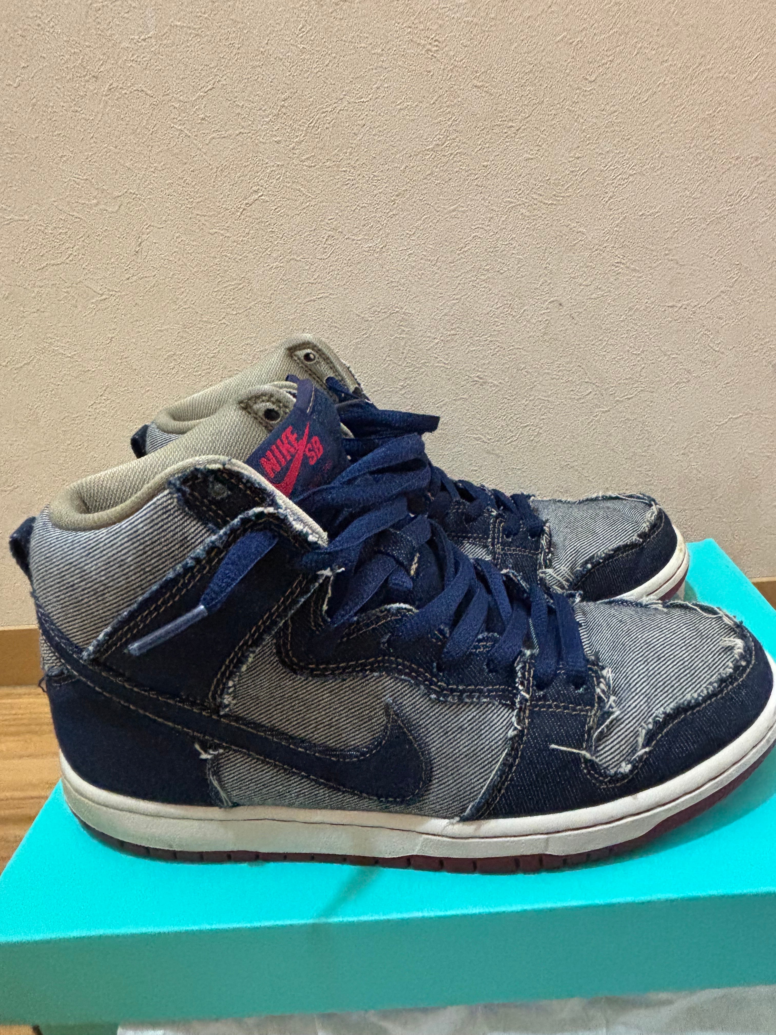 Nike SB Dunk High Reese Forbes Denim "Midnight Navy"