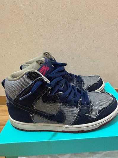 Nike SB Dunk High Reese Forbes Denim "Midnight Navy"