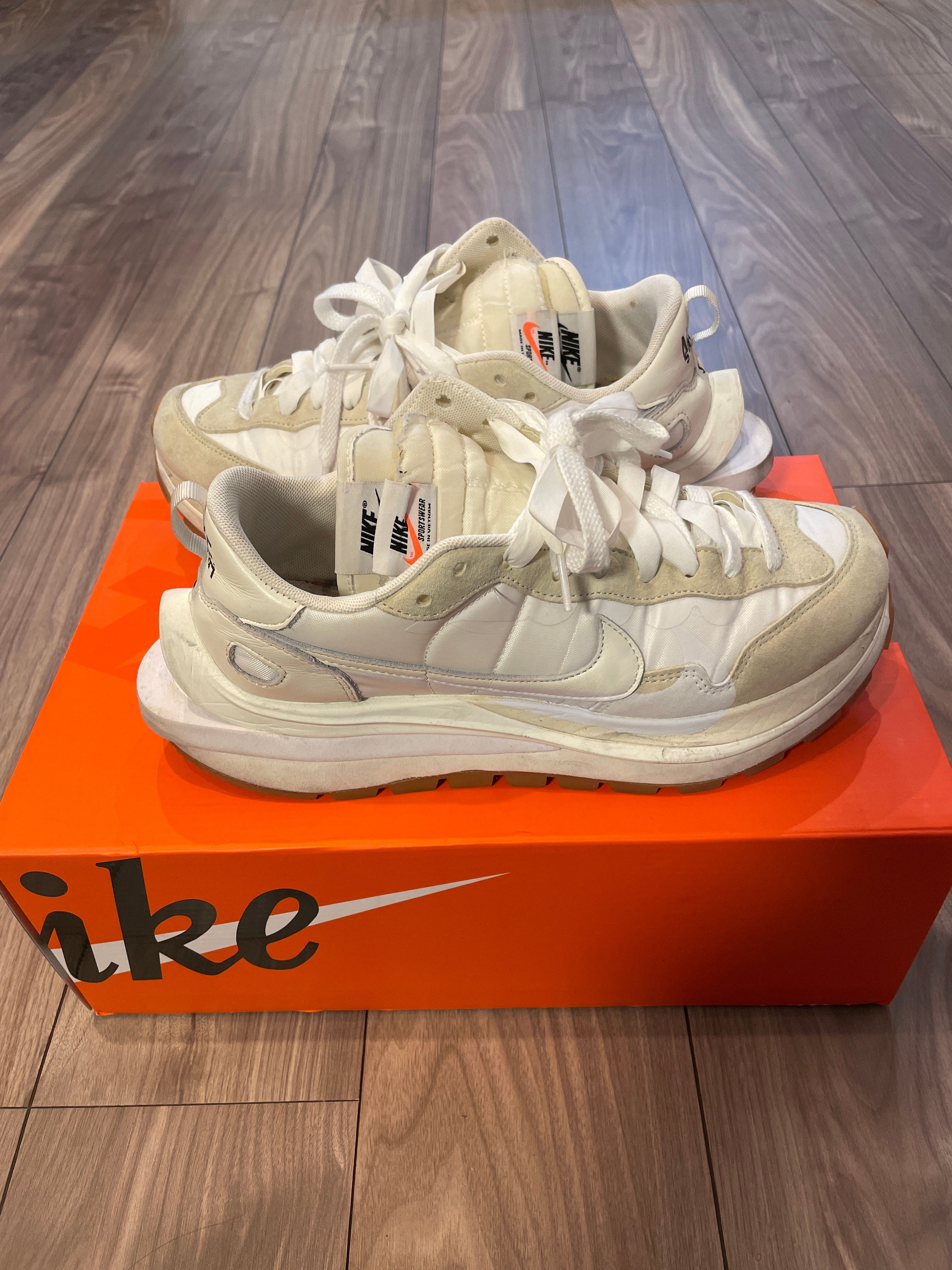 sacai × Nike Vapor Waffle "White Gum"