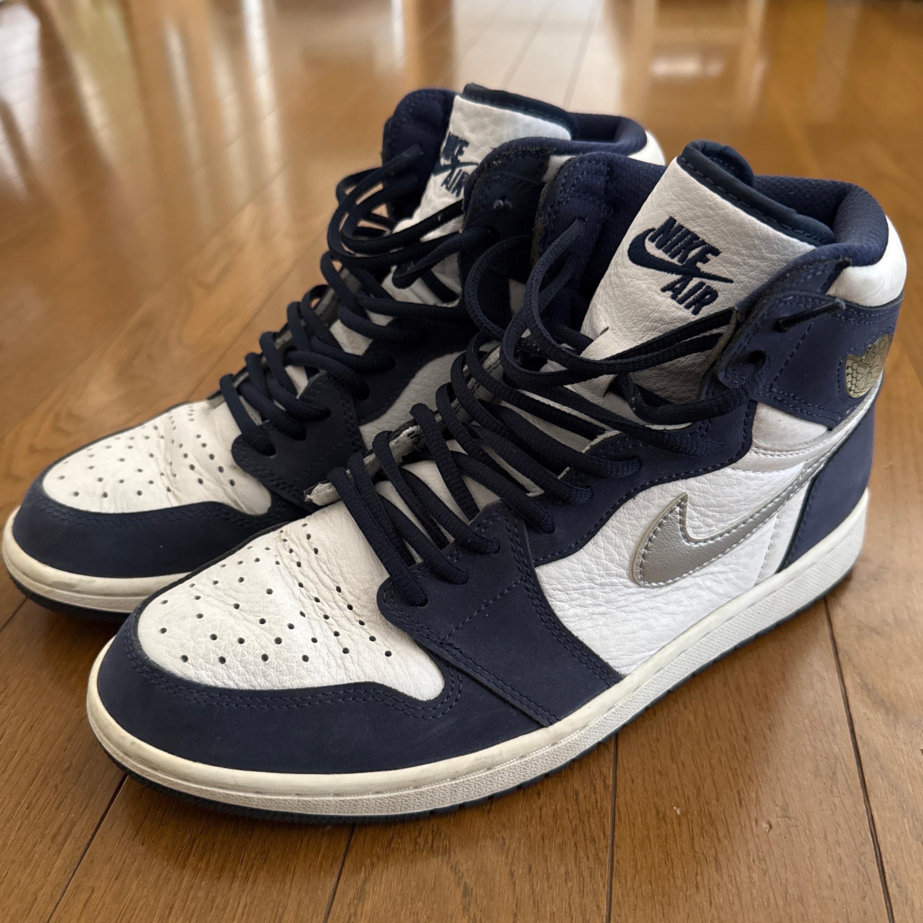 Nike Air Jordan 1 High OG CO.JP "White/Midnight Navy" (2020) (Standard Box)