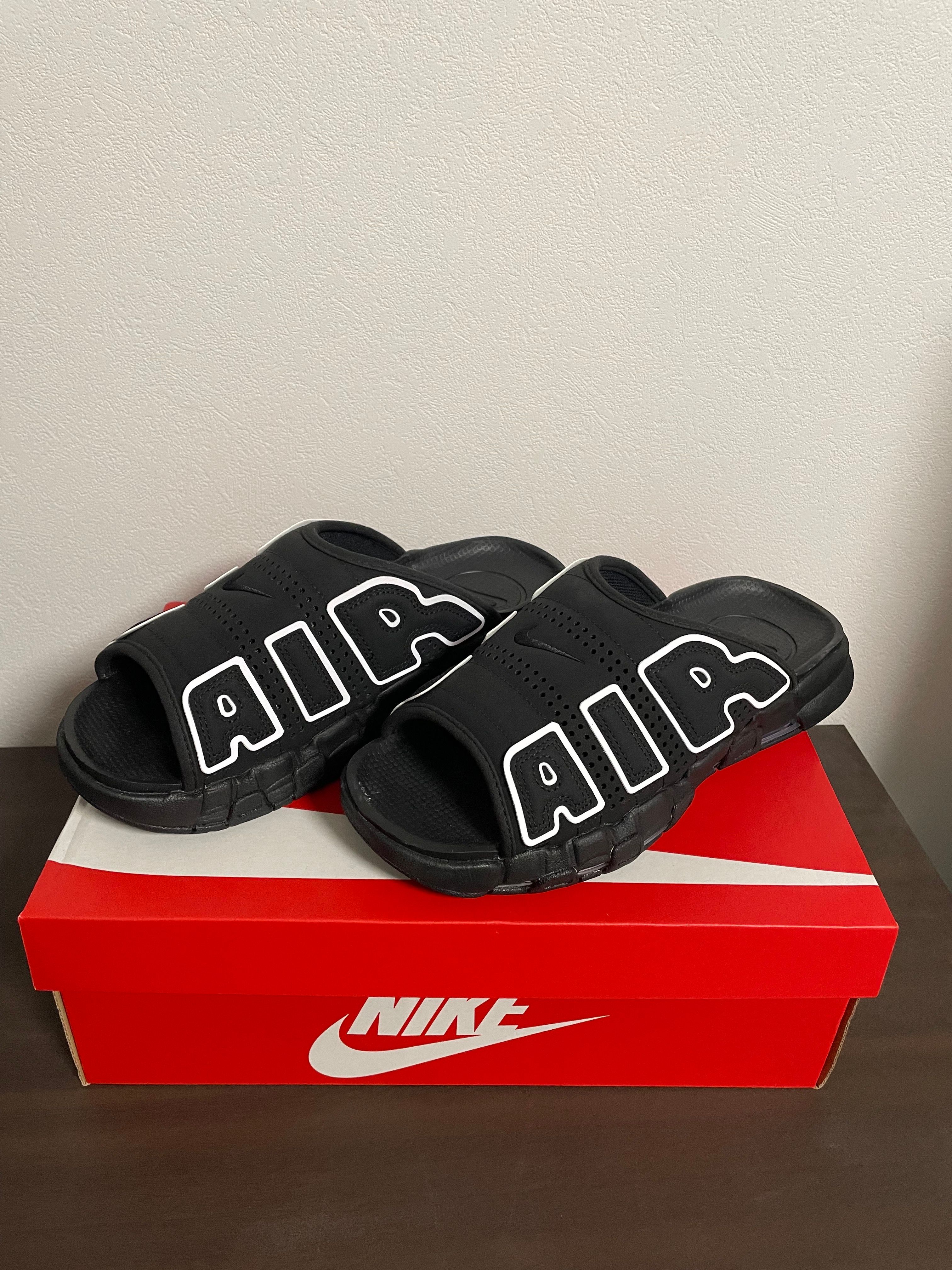 Nike Air More Uptempo Slide "Black" (DV2132-001/DV2137-001)