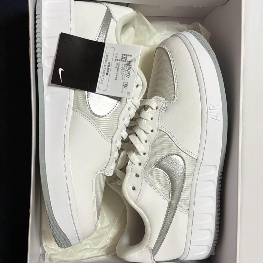 Nike Air Force 1 Low Unity "White/Silver/Pure Platinum/Wolf Grey"