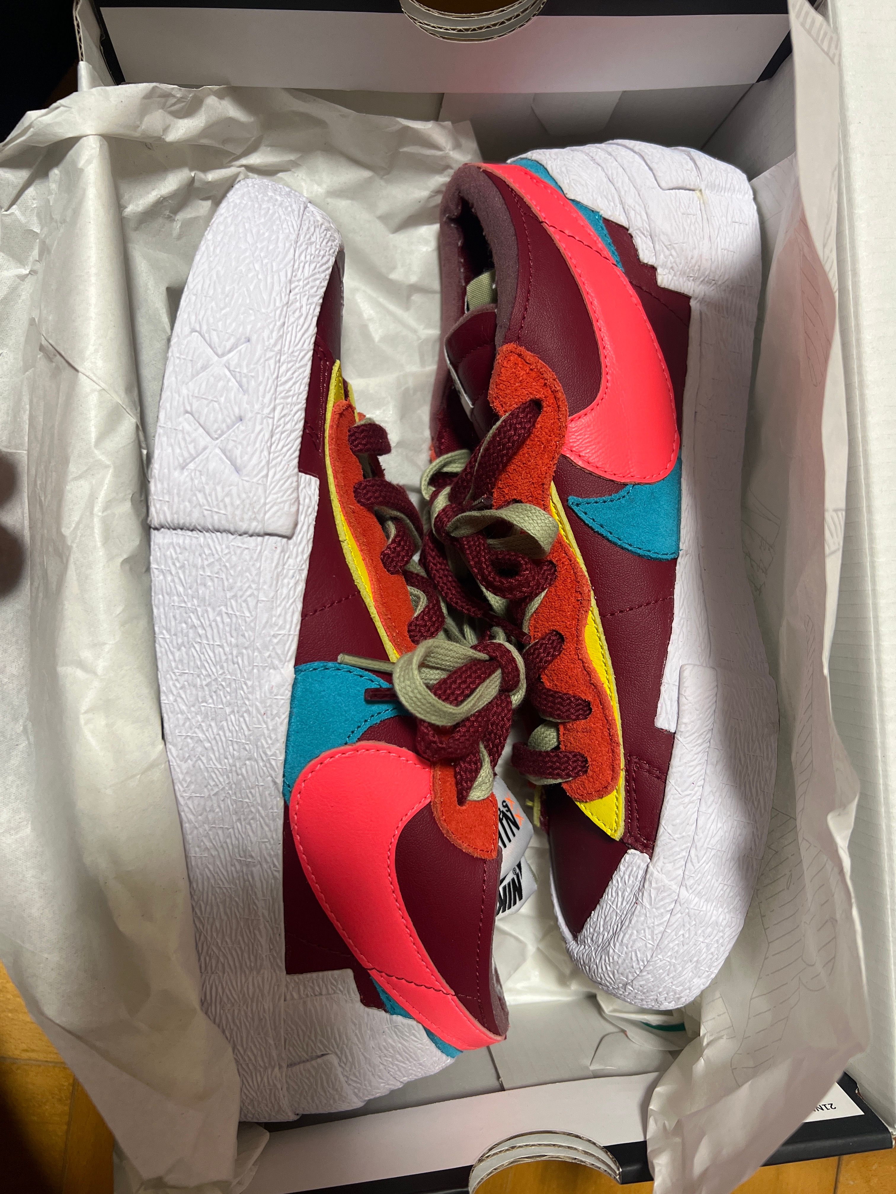 KAWS × sacai × Nike Blazer Low "Team Red"
