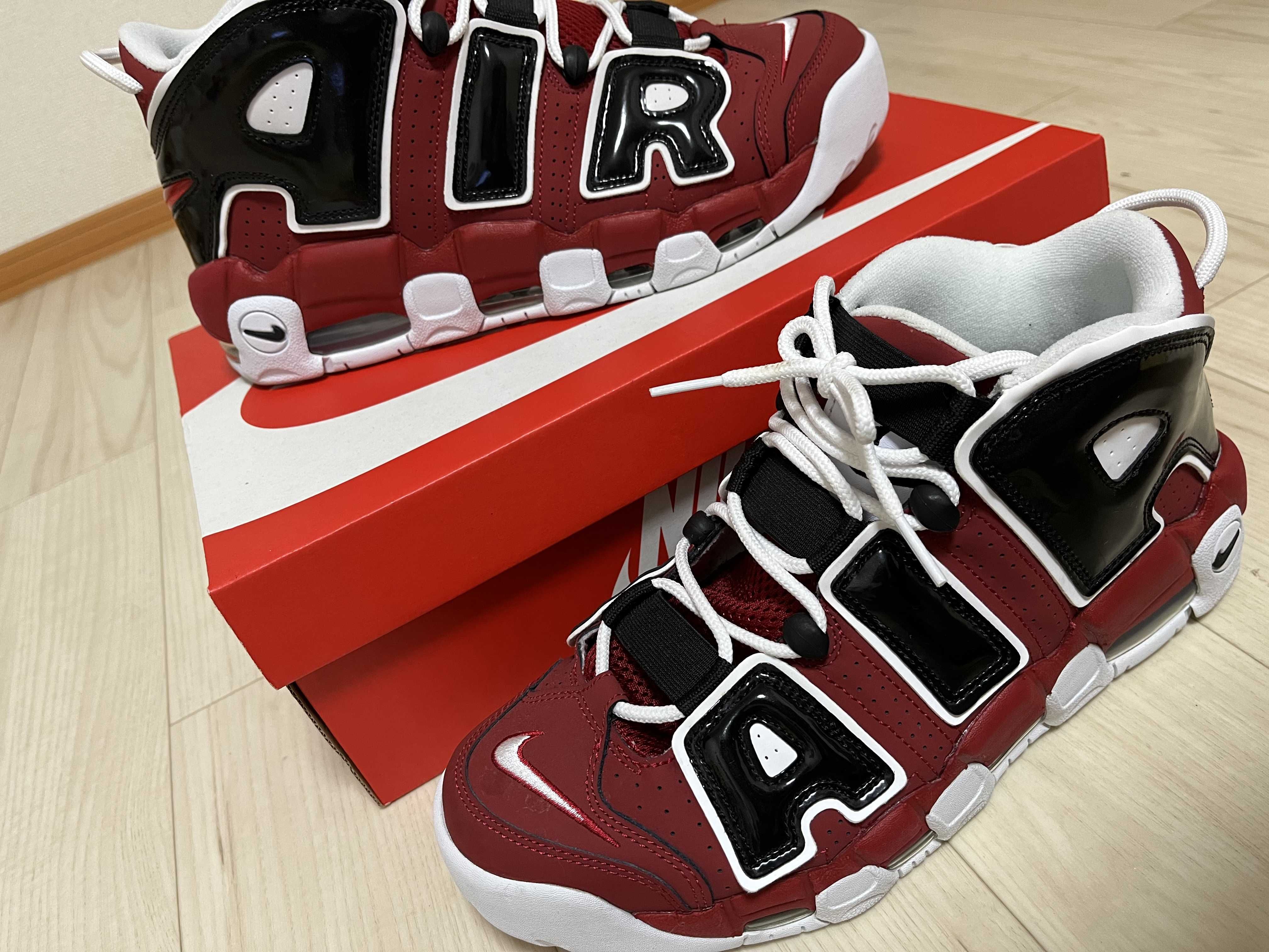 Nike Air More Uptempo ’96 "Black and Varsity Red" (2021)