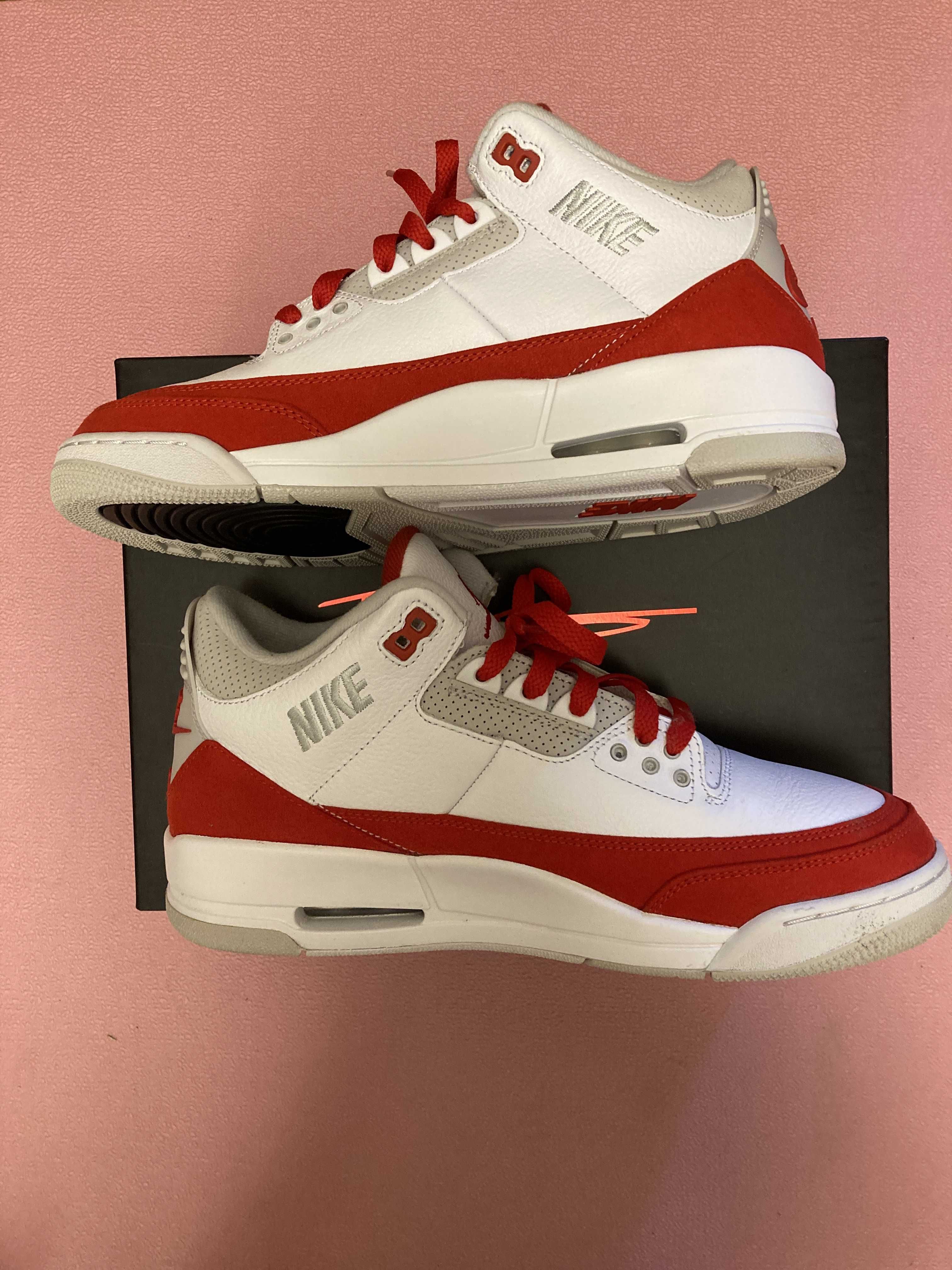 Nike Air Jordan 3 Retro "Tinker White/University Red"